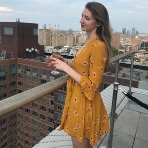 Faithfull the Brand Floral Wrap Dress